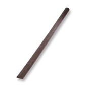 TRANSFORM TRAPLAST Plastová Plotovka 79/35, délka 2,0m, půlkruhová, hnědá